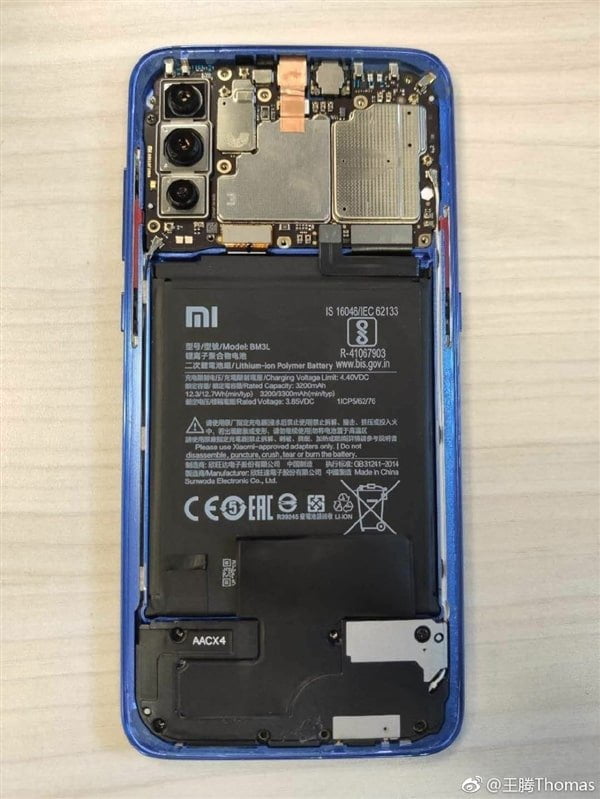 xiaomi mi 9 bateria