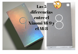 diferencias xiaomi mi 9 y mi 8
