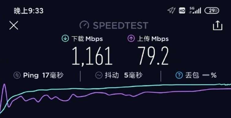 velocidad mi 9 pro