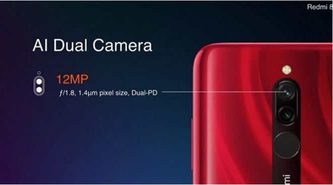 camara redmi 8