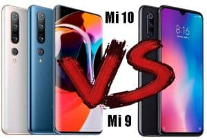 xiaomimi9vsmi10