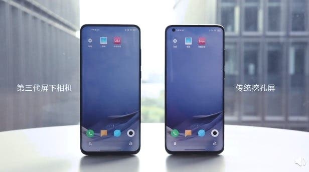 Tecnología de cámara debajo de la pantalla de tercera generación de Xiaomi