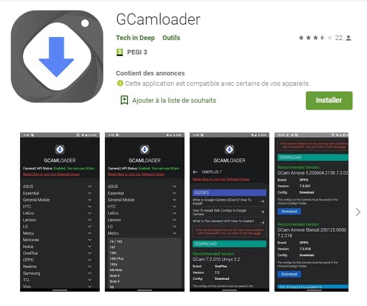 GCamloader y GCamatorte te descarga la mejor Gcam para tu Xiaomi