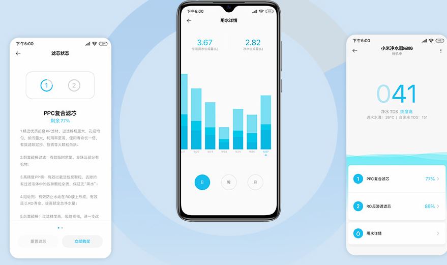 app filtro de agua