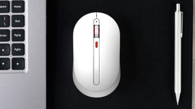 xiaomi miiiw mouse inalámbrico silencioso