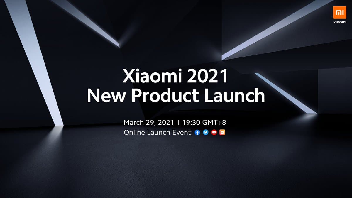 Mega presentación para el día 29 de Marzo 2021 de Xiaomi