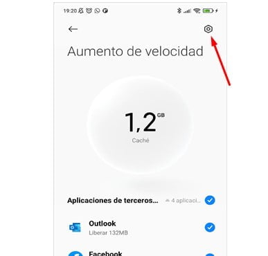 ajustes de aumento de seguridad
