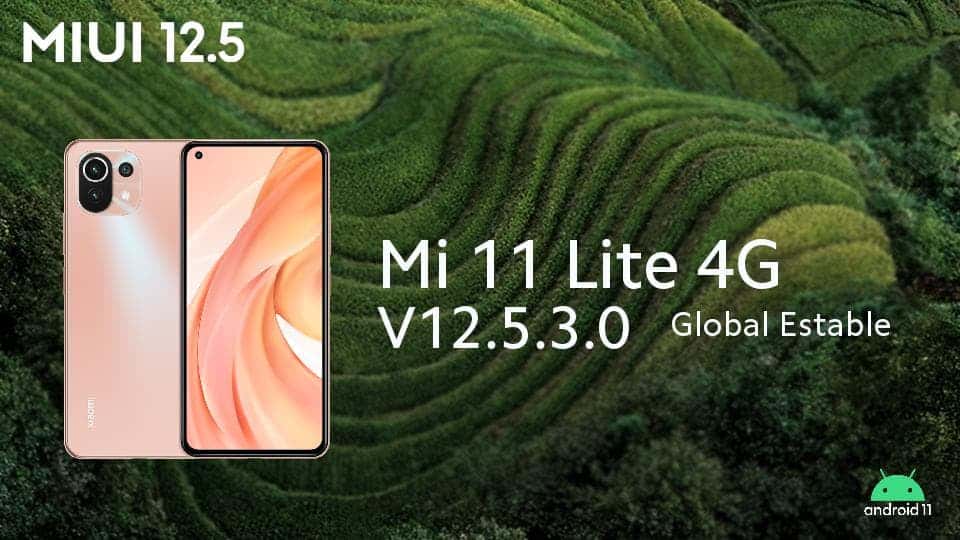 mi 11 lite 4g con miui 12.5
