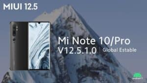 actualizacion Miui 12.5 mi note 10