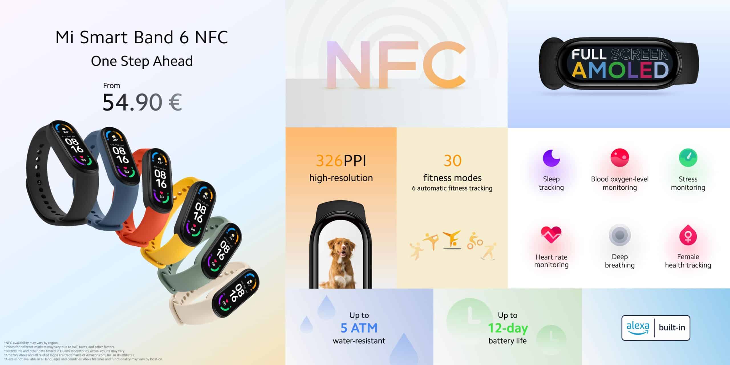 mi band 6 con nfc