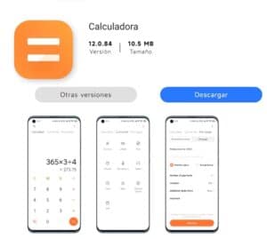 calculadora de xiaomi