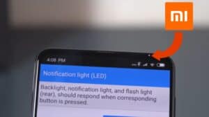 LED de notificaciones en Xiaomi