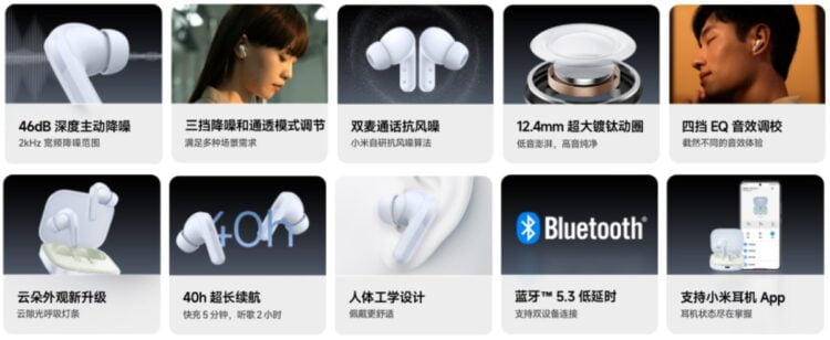 Auriculares Redmi Buds 5 con ANC