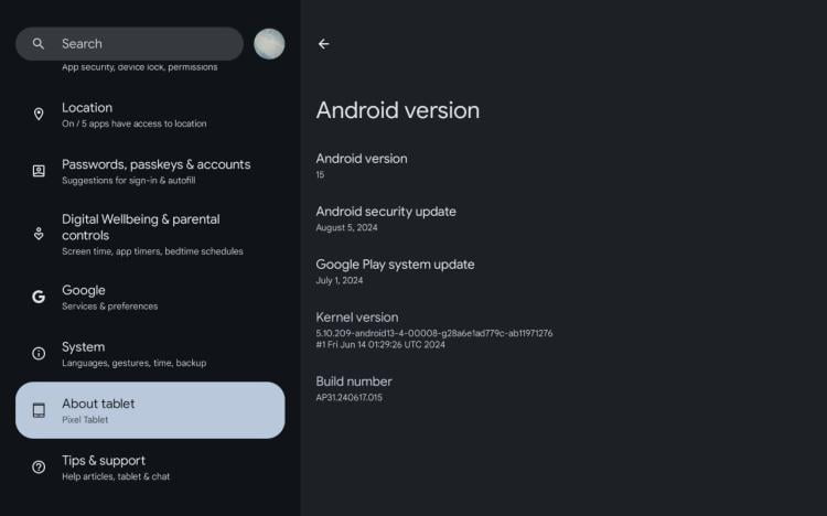 Android 15Beta 4.2