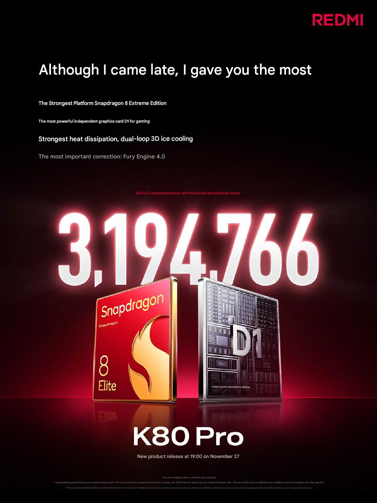Redmi K80 Pro La puntuación de AnTuTu bate el récord 2 Redmi K80 Pro Antutu 2
