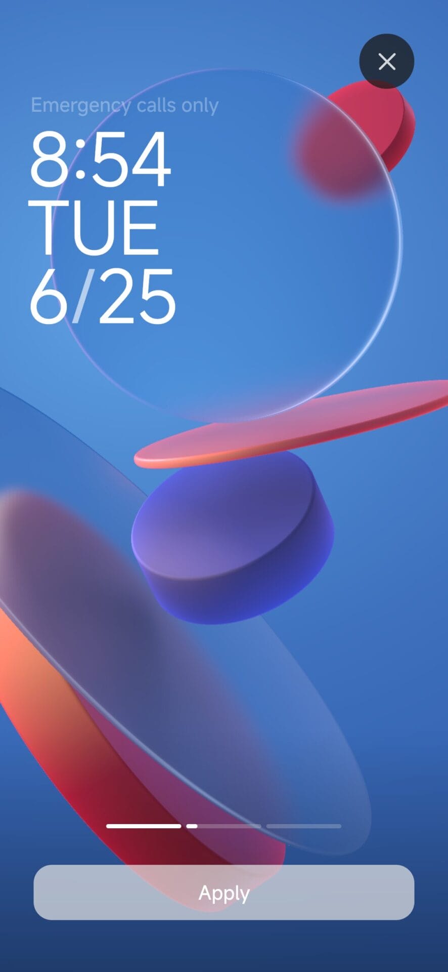 Xiaomi soluciona el problema 3 de bloqueo del Super fondo de pantalla HyperOS Geometría Súper Fondo de Pantalla 3