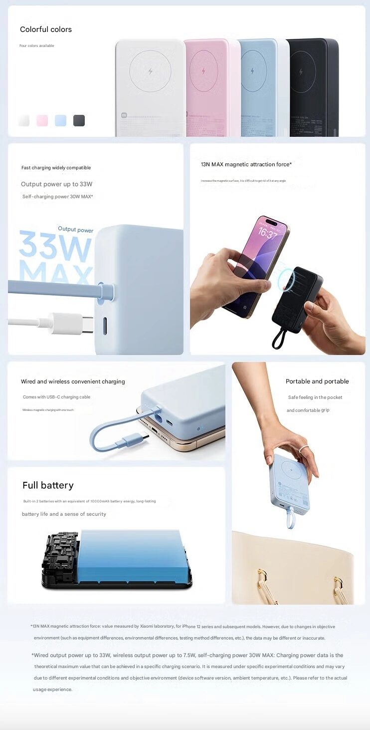 Banco de energía Xiaomi Magsafe 4