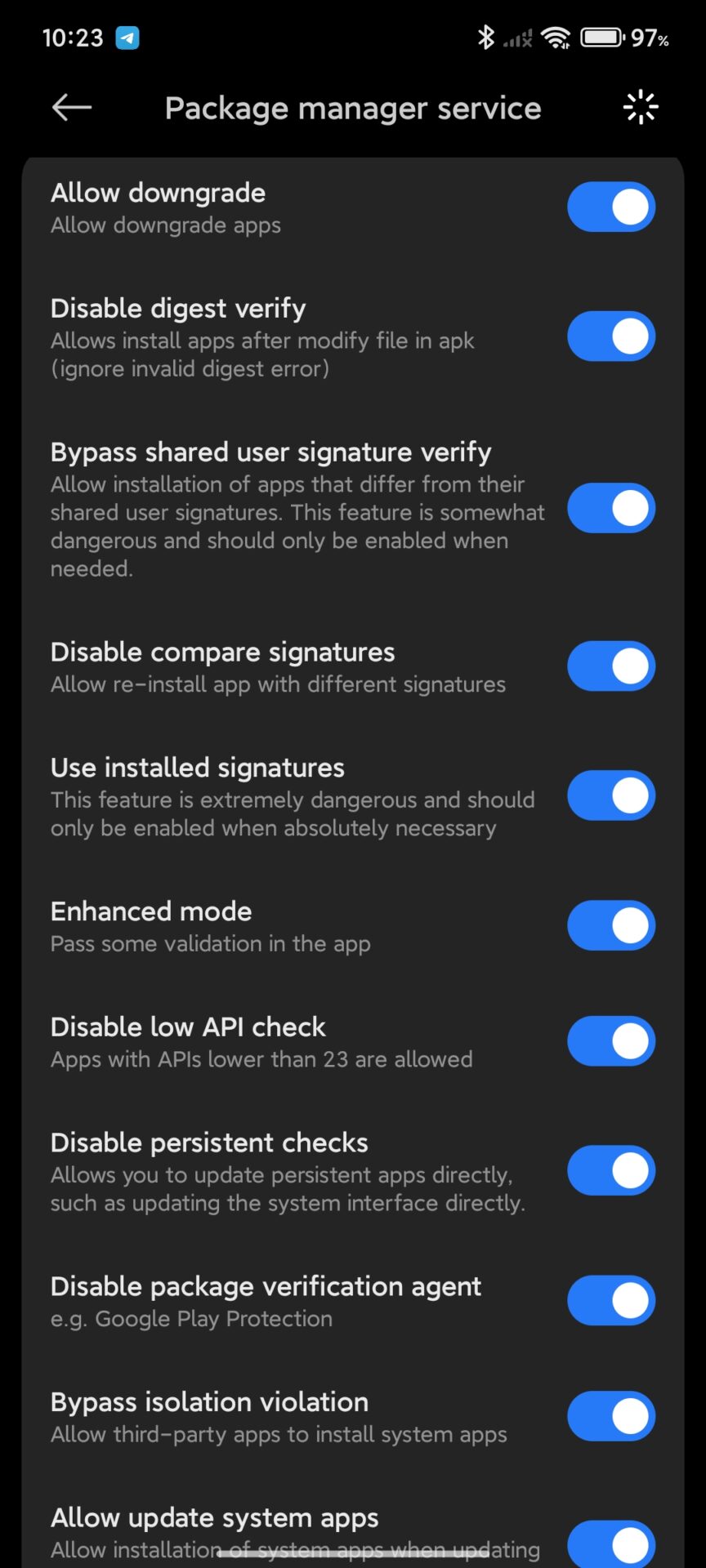 Cómo instalar aplicaciones de sistema modificadas en Xiaomi HyperOS 2 Hyperceiler Mod 2
