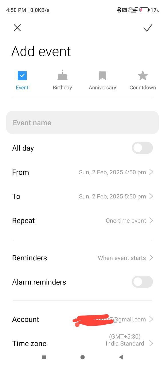 Calendario de Xiaomi 1