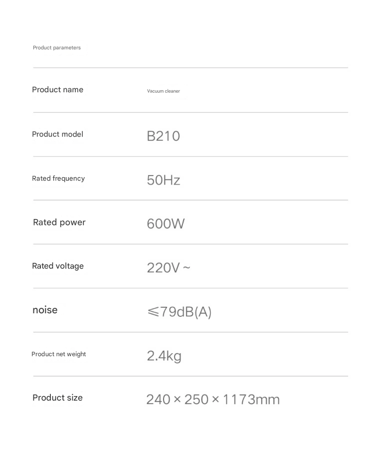 Xiaomi lanza la nueva aspiradora con cable Mijia 2025 6 Aspiradora con cable Xiaomi 4