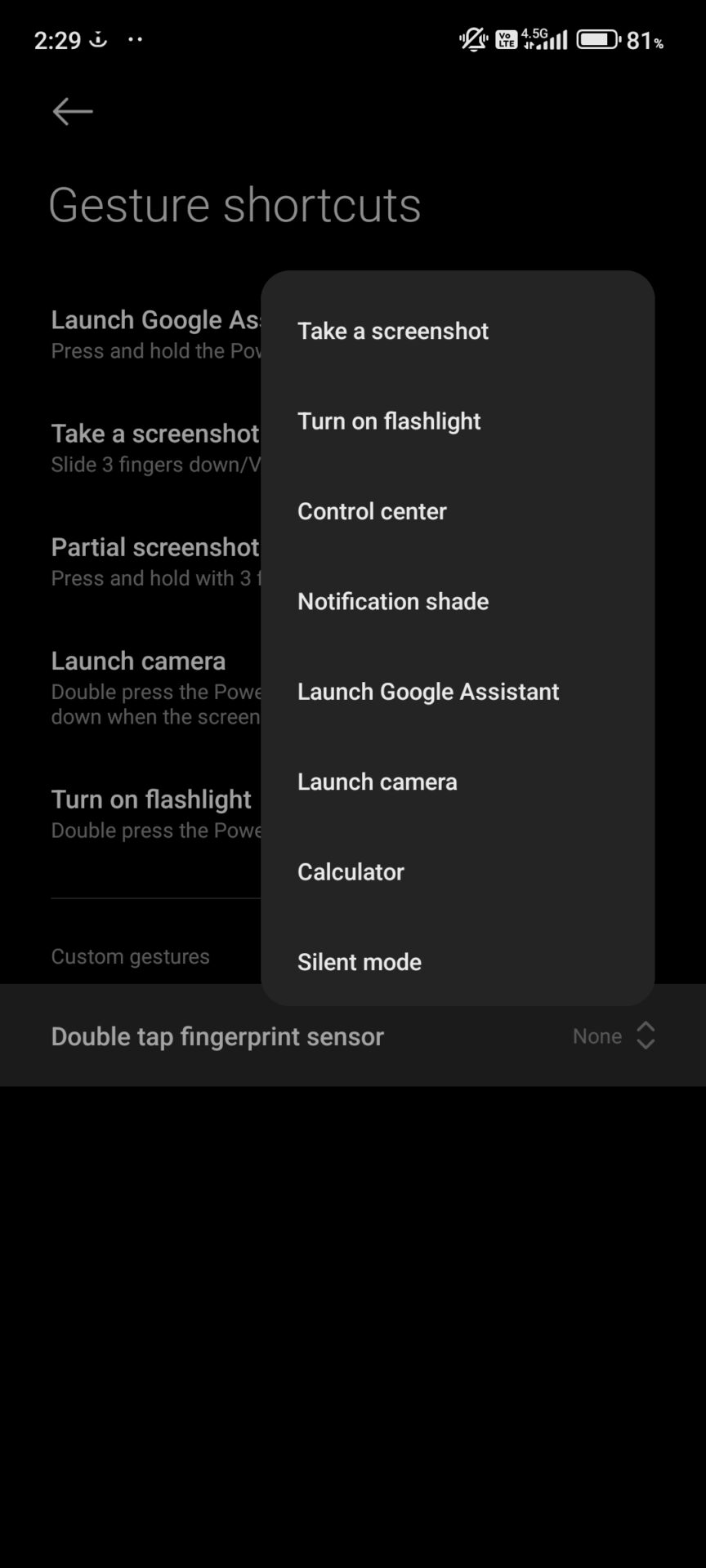 Desatar funciones secretas de la huella digital lateral -sensor de su Xiaomi 3 Gestos de huellas digitales 2