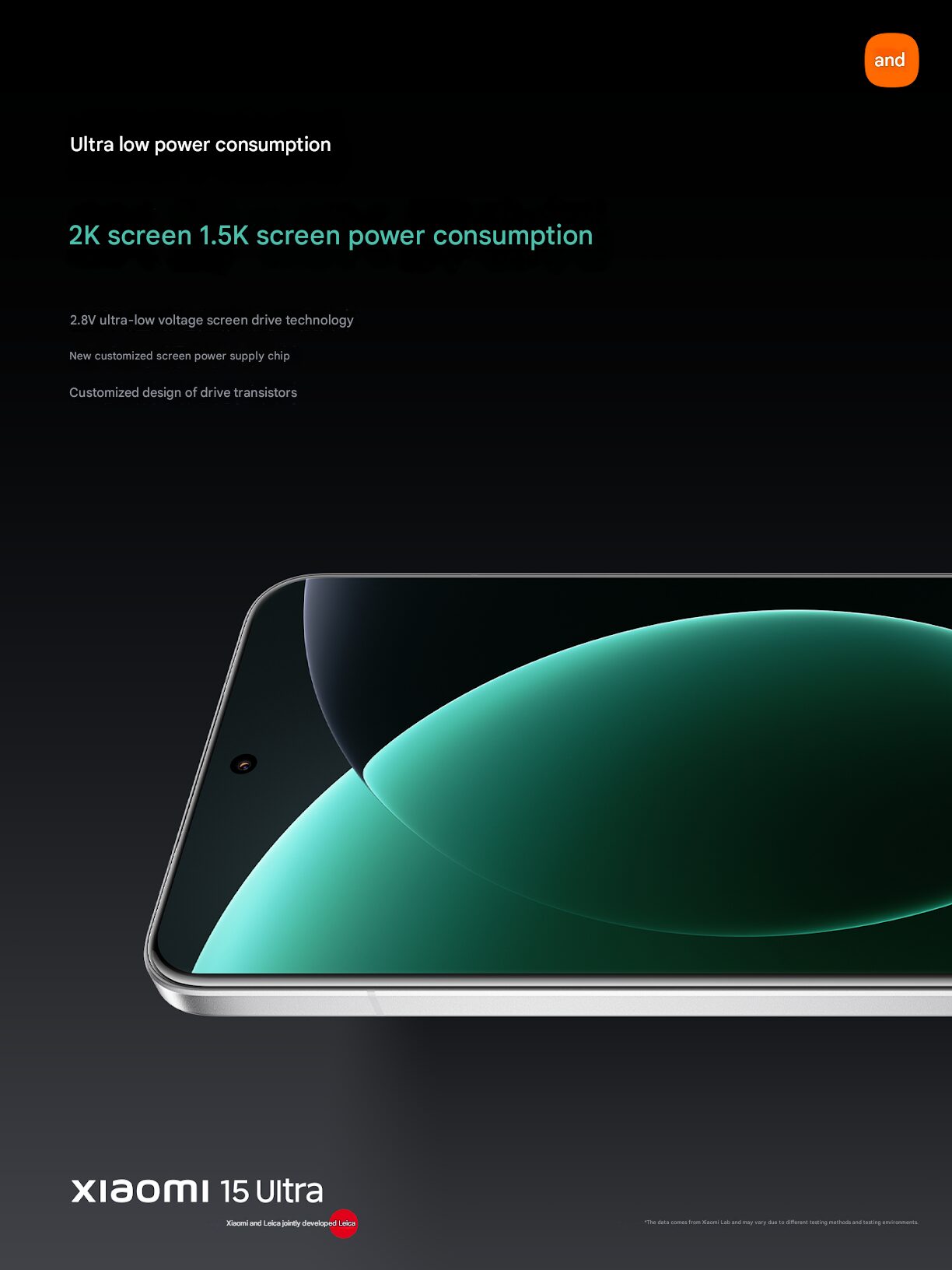 Xiaomi 15 Ultra Display 3