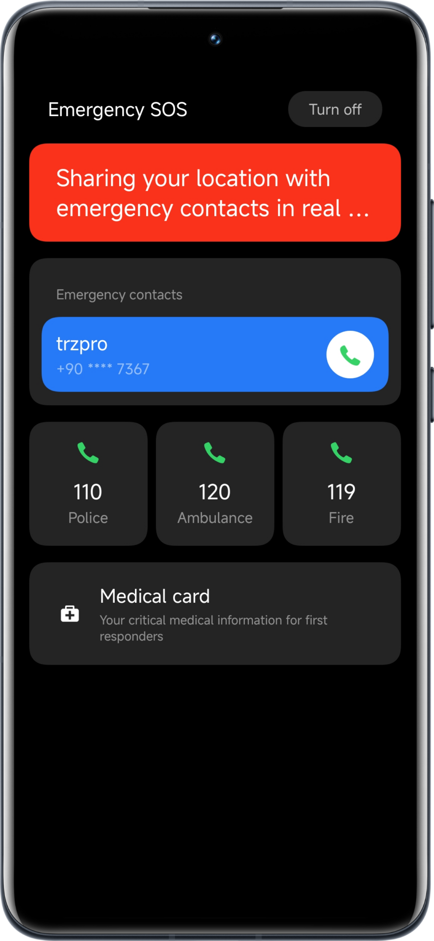 Emergencia SOS 1
