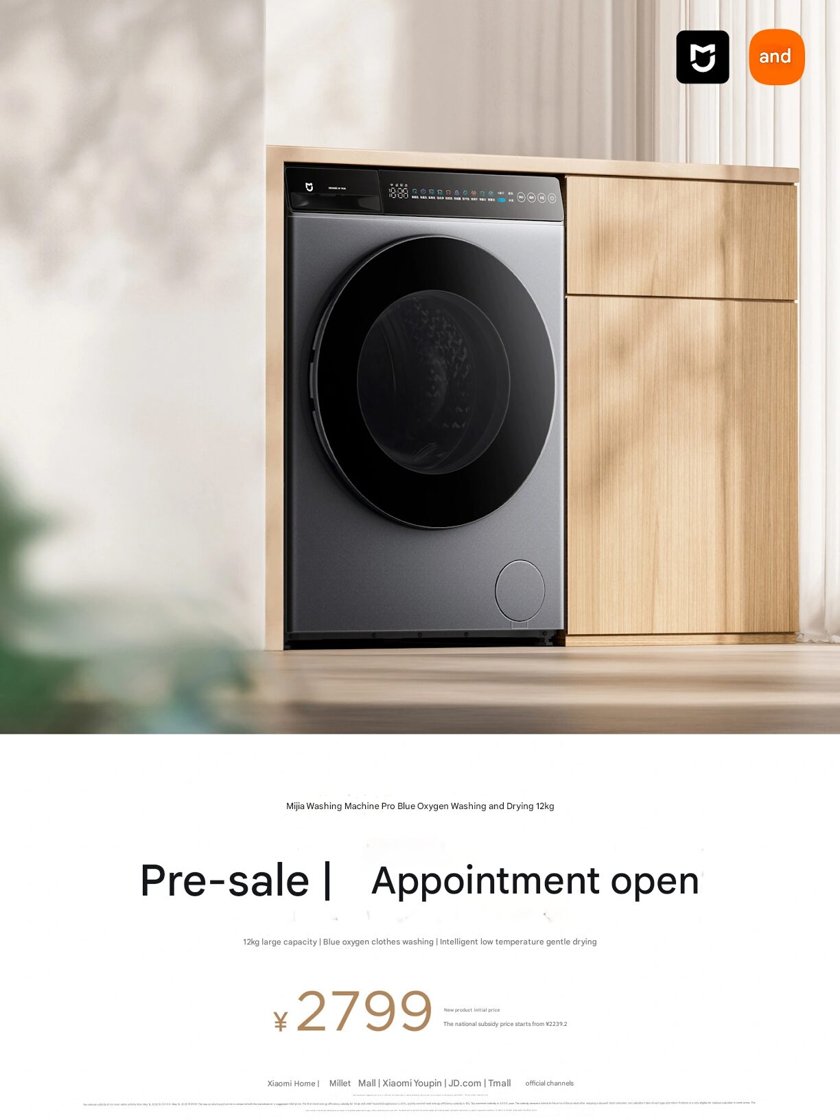 Xiaomi libera una lavadora con la que su pino 3 cae 3 Imagen traducida en 8 1