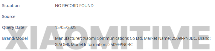 Serie Xiaomi 16 4