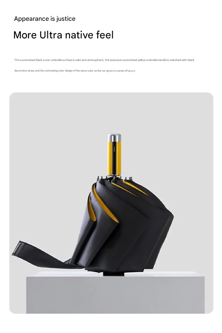 Xiaomi comienza un paraguas de color amarillo claro para el ecosistema de automóviles 5 Imagen traducida en 27