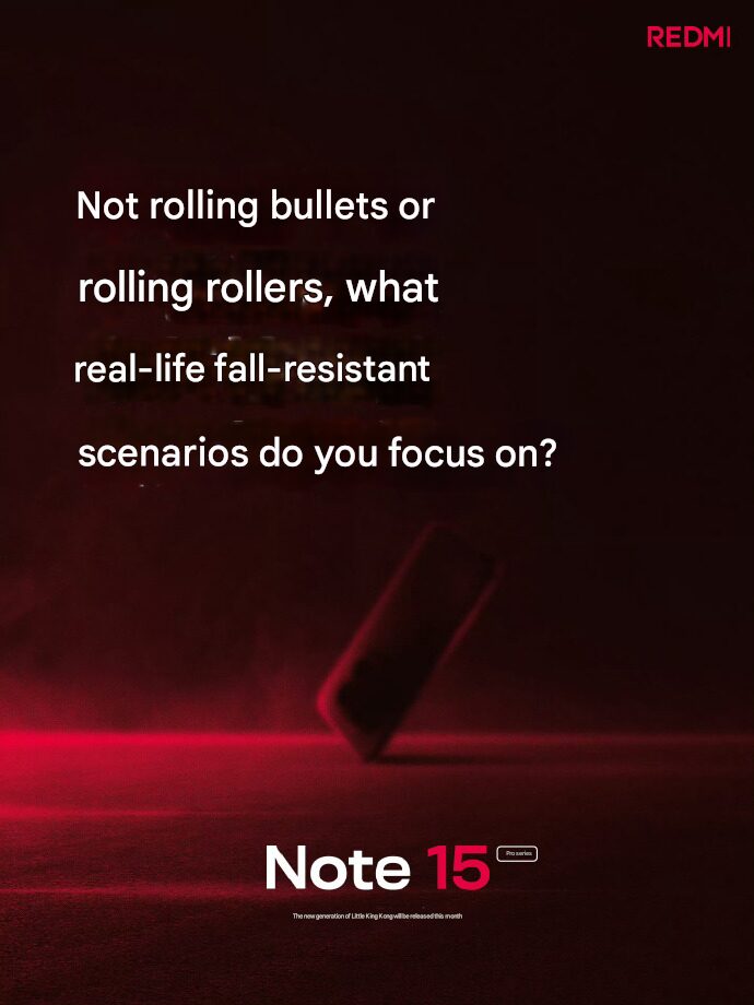 Redmi nota 15 Pro Drop Tests inspiradas en ellas 2 Imagen traducida en 52