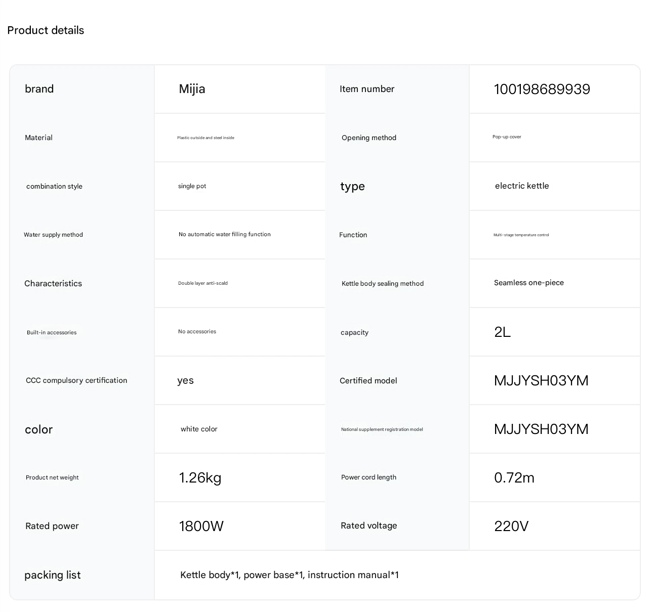Xiaomi Mijia Kessel 3 Pro Comenzó con los controles inteligentes 3 Imagen traducida en 57