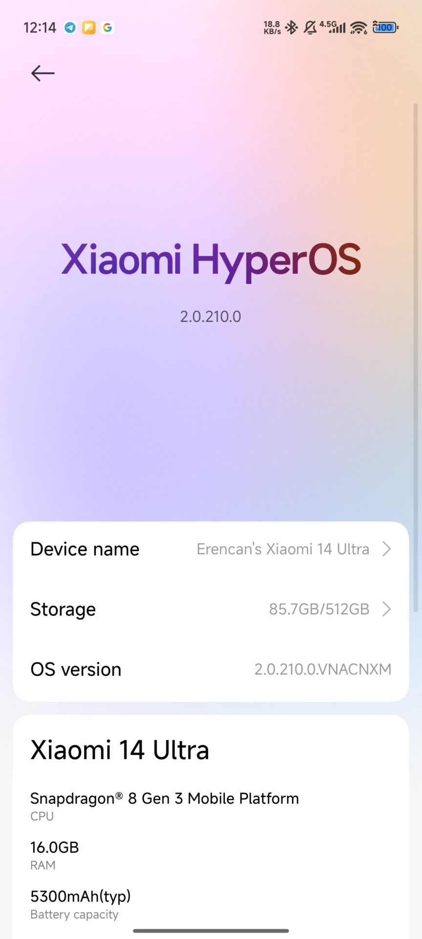 HyperOS 2 Configuración 3