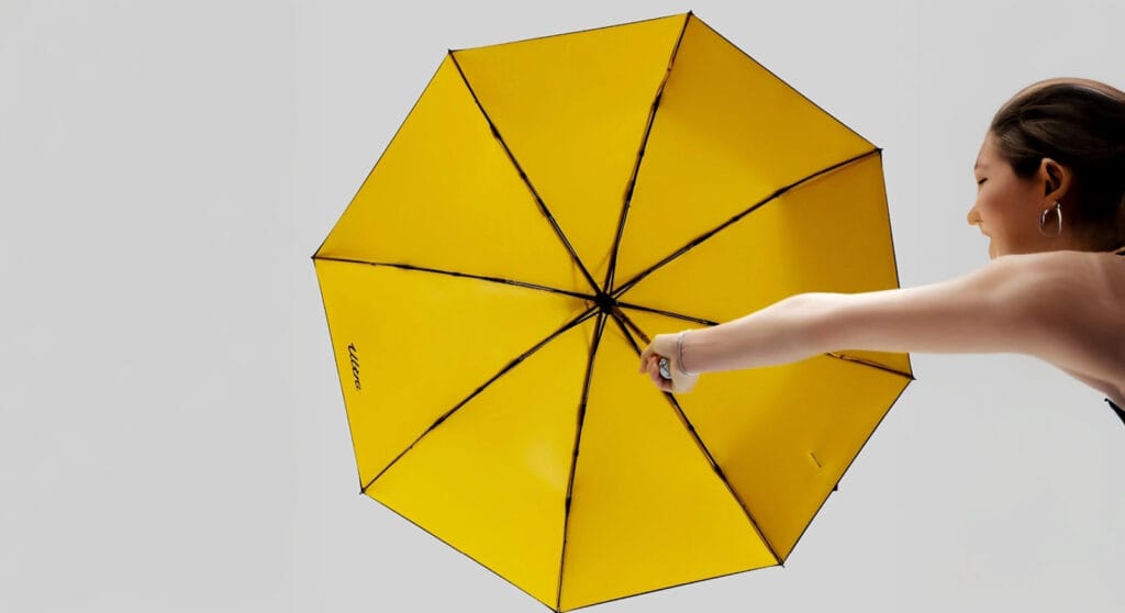 Xiaomi comienza un paraguas de color amarillo claro para el ecosistema de automóviles 1 paraguas