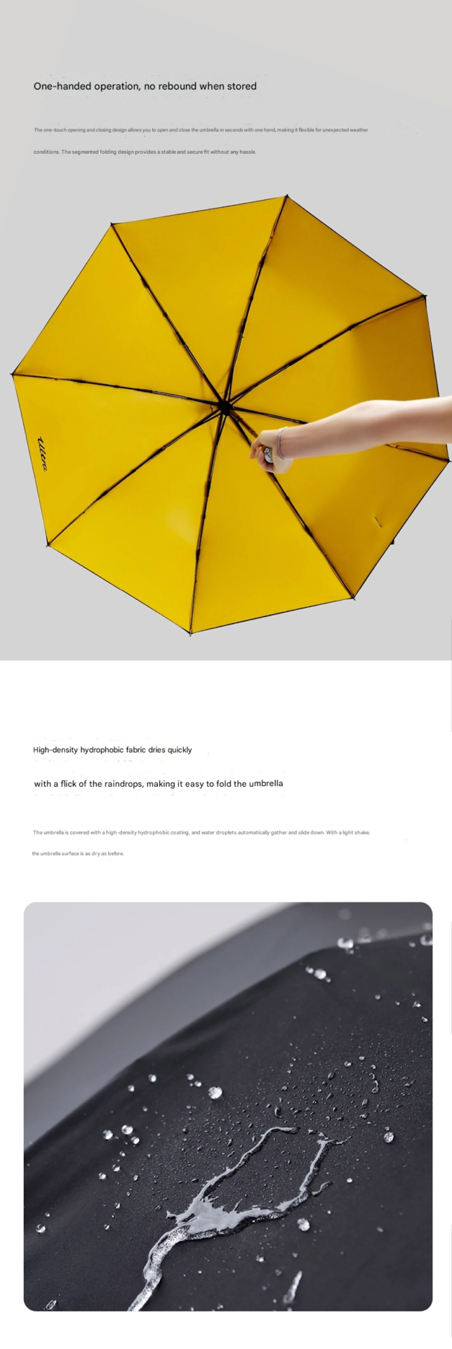 Xiaomi comienza un paraguas de color amarillo claro para el ecosistema de automóviles 2 Imagen traducida en 31