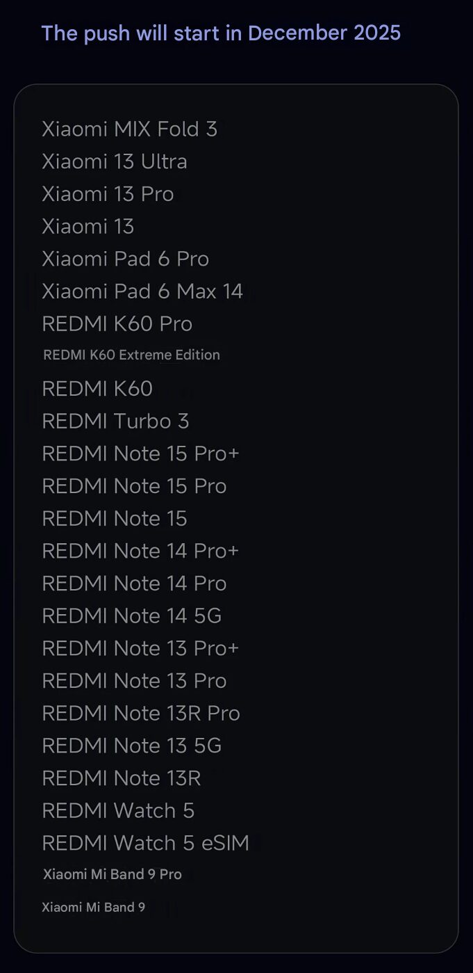 Xiaomi HyperOS 3 para dispositivos del ecosistema que antes de lo que piensas 4 HyperOS Apariencia Fecha 3