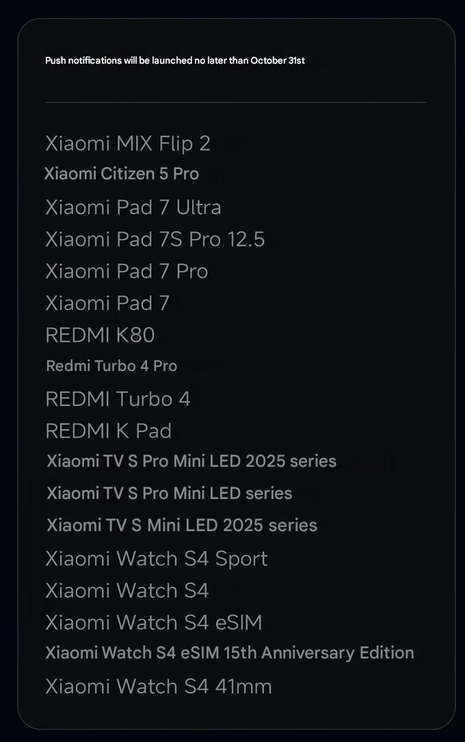 Xiaomi HyperOS 3 para dispositivos del ecosistema que antes de lo que piensas 6, 6 HyperOS Apariencia Fecha 5