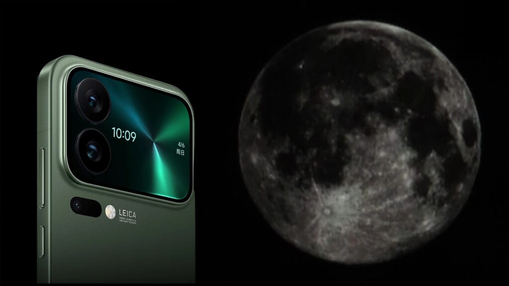 No creerás cómo la serie Xiaomi 17 dispara la luna 1 Xiaomi 17 Pro luna