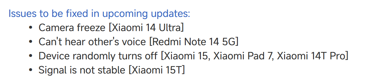 Xiaomi corrige cuatro errores importantes en la última versión HyperOS Actualizaciones 2 Captura de pantalla 2025 10 27 141803