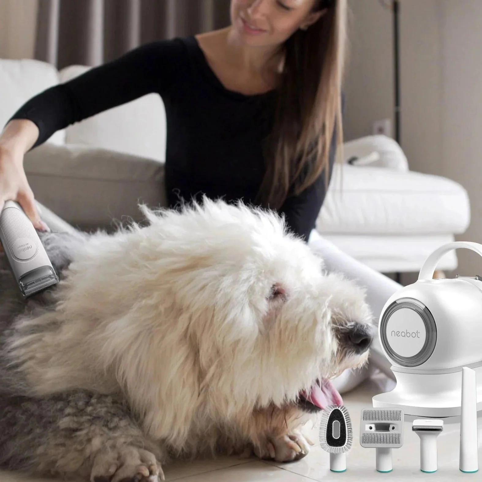 Los productos más extranos de Xiaomi que no creerás que existen 4 3. Aspirador de pelo de mascotas Xiaomi para tu gato o perro