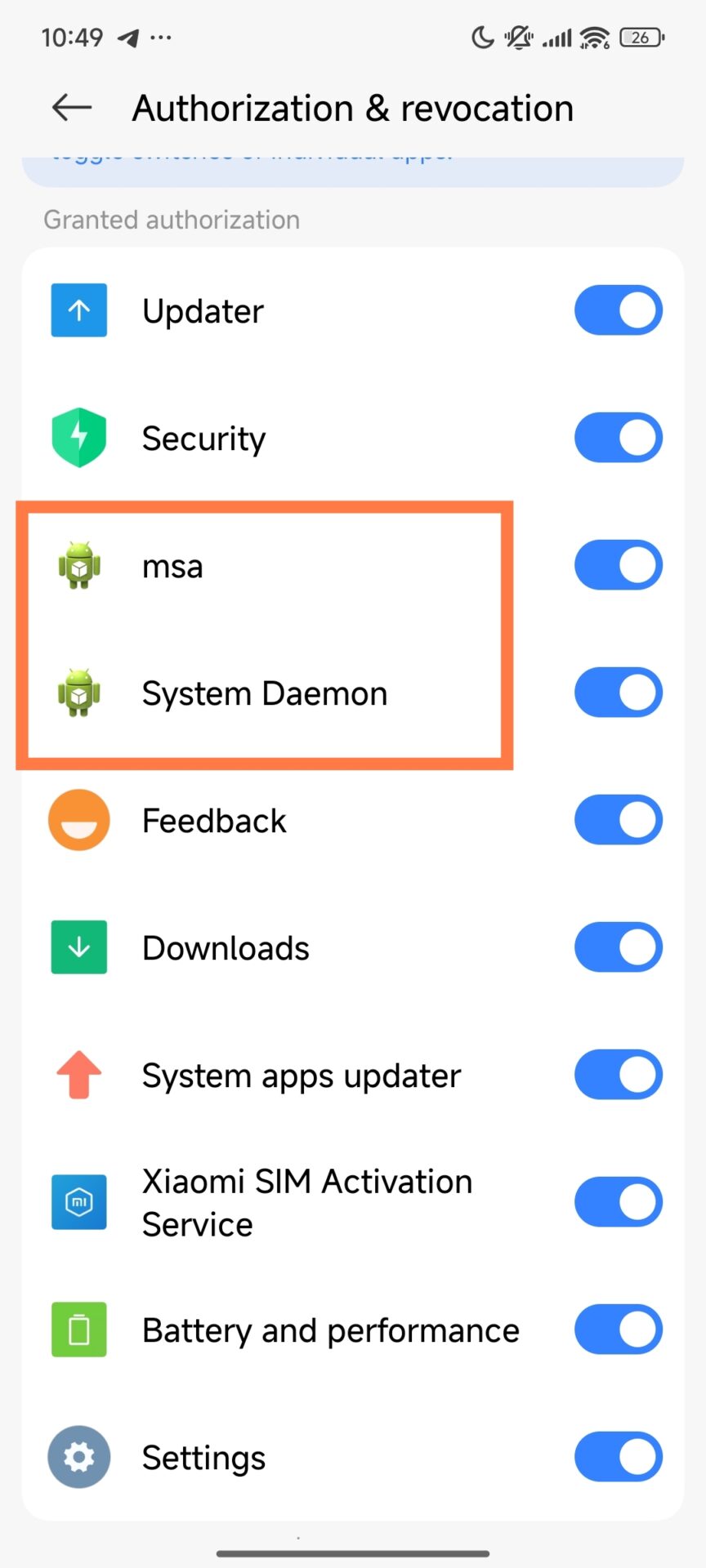 Qué hago primero cuando configuro un nuevo dispositivo Xiaomi como Experto 2 Desactivar MSA 1