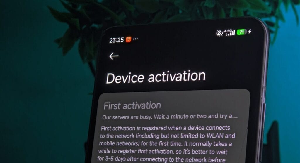 Activación del dispositivo Xiaomi