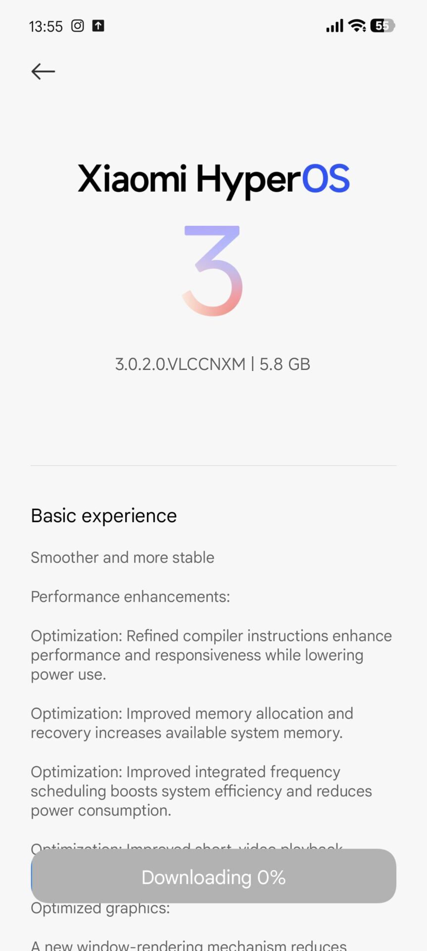 HyperOS 3 actualización