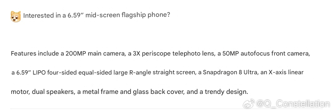 Las filtraciones de Xiaomi CIVI 6 revelan un nuevo botón AI con función de reasignación 2 Especificaciones filtradas de CIVI 6