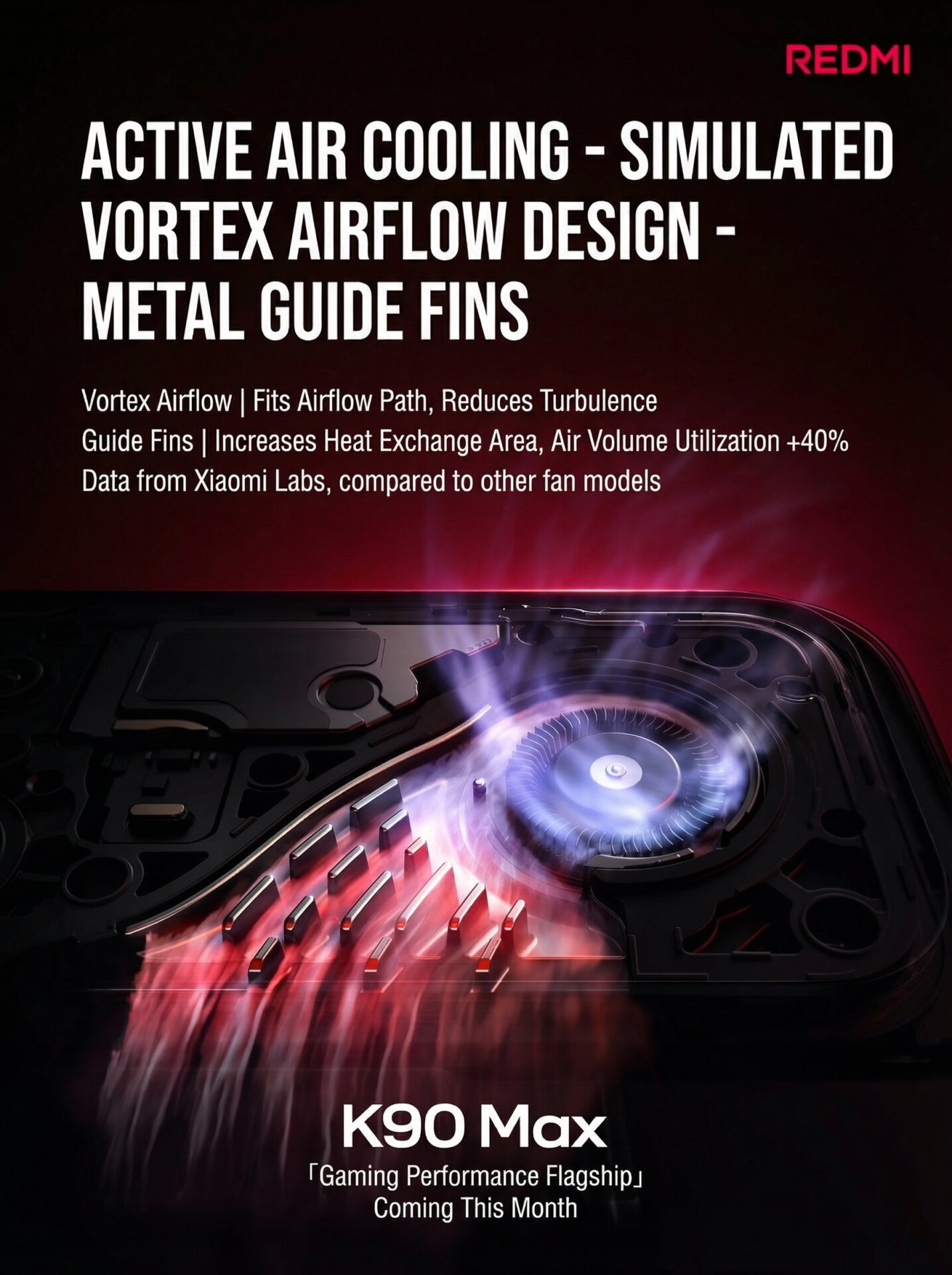 REDMI K90 Max Ventilador 4