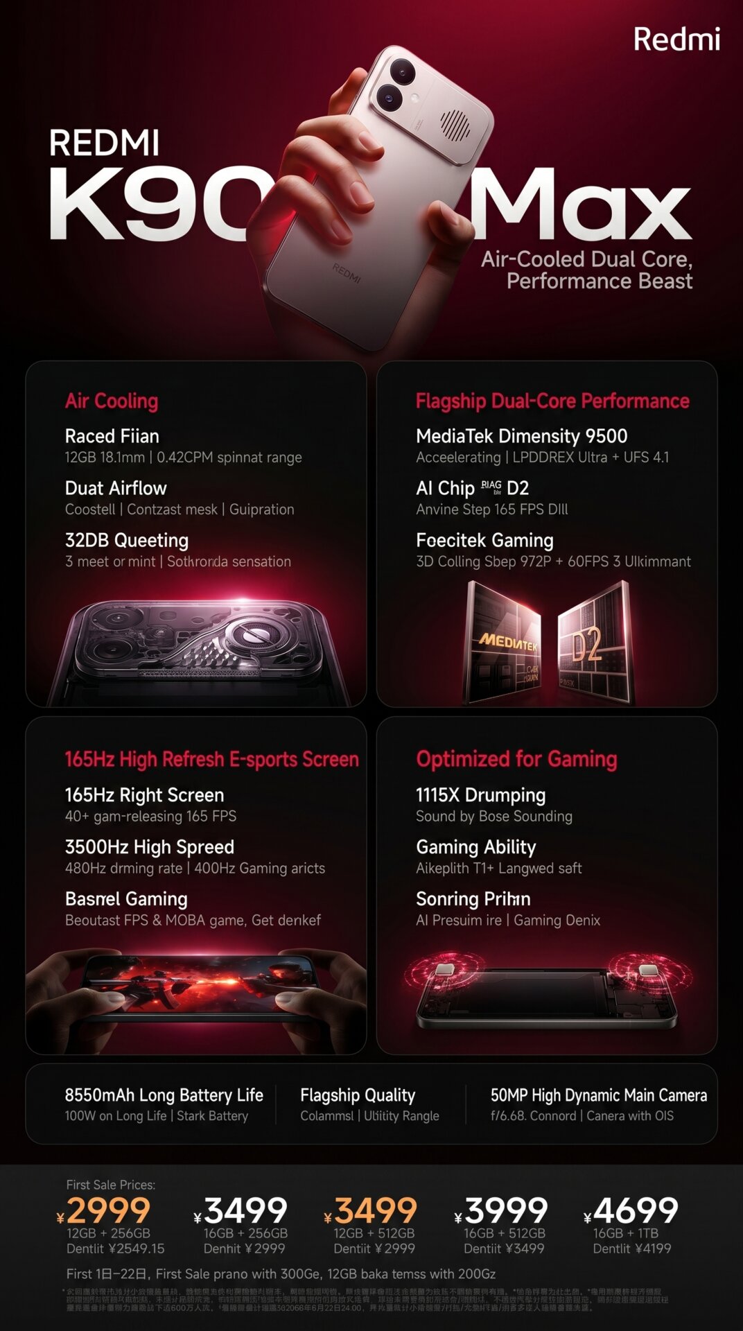 REDMI K90 Max especificaciones