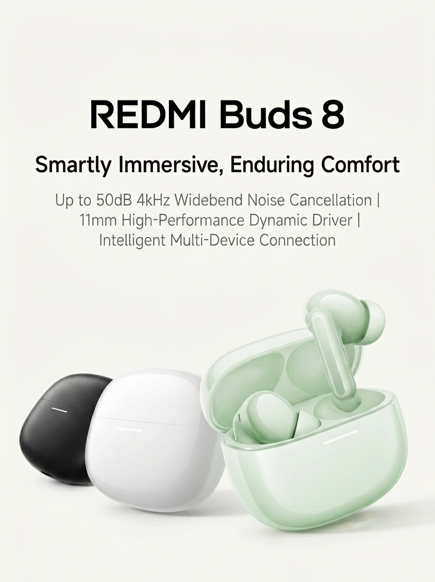 Xiaomi presenta REDMI Buds 8: 50 dB ANC y audio LHDC 5.0 por solo $31 2 Auriculares REDMI 8 2