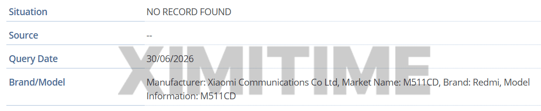 El misterioso teléfono REDMI 5G pasa la certificación 3C (png)