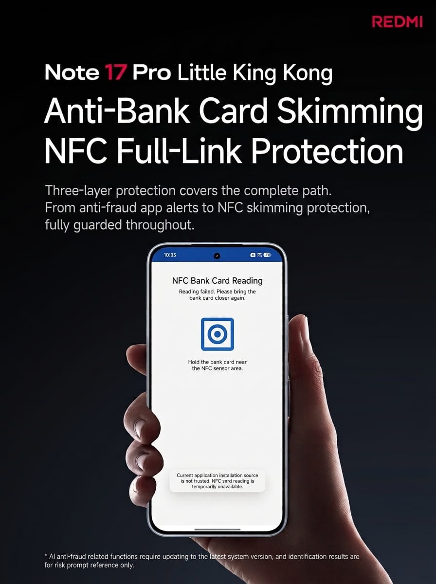 Seguridad IA Note 17 Pro