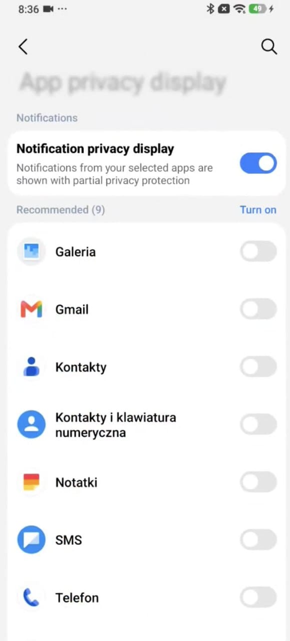 Smart privacy display